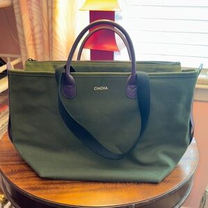 Cincha Green Tote Bag